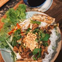 Mock Dock mit Reisnudeln  at SEN - taste of Asia in Loerrach