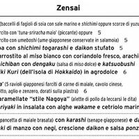 Appetizers at Zaza Ramen in Milan