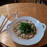 Fried noodles 8,000 KRW at Baan in Seoul