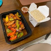 Sweet Basil soy protein at Chun Vegetarian in Brooklyn