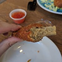 "chkn" drum stick at Chun Vegetarian in Brooklyn