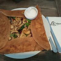 Vegan De Gaulle - yummy! at Crêperiet in Lund