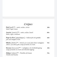 Crepes at Crêperiet in Lund