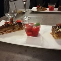 Dessert at La Grange de Célice in Segoufielle