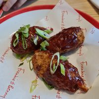 Jackfruit wings were delicious at Frankie & Benny's - Fort Shopping in Glasgow