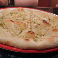 Garlic pizza at Frankie & Benny's in Renfrew