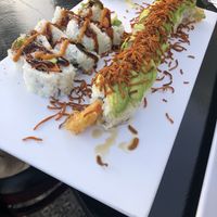 T Pain on the left / Silence of the Yams on the right at Akira Sushi in Santa Cruz