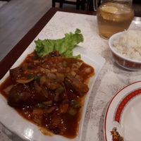 Canard Laqué / Peking duck (tofu) at Le Petit Vegetarien in Paris