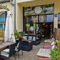 Eingang und Aussenbereich at Eko Sklep & Smoothie Bar Dobra Karma in Wolin