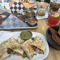 Mushroom and cauliflower quesadillas   at Diego's Barrio Cantina in Middletown