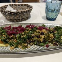 Kale & quinoa salad with red cabbage & sweet potatoes  at Curcuma in Vigo