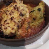 Moussaka vegana at Curcuma in Vigo