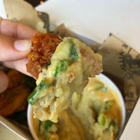 Garlic and Rosemary mashed potatoes  at Dharma Southern Kitchen in Tampa