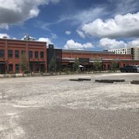 Building front and parking  at Dharma Southern Kitchen in Tampa