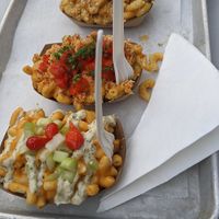 Mac n cheese trio at Dharma Southern Kitchen in Tampa