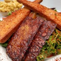 Kale Salad with Tempeh Bacon at Dharma Southern Kitchen in Tampa