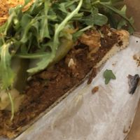Inside the sandwhich at Dharma Southern Kitchen in Tampa