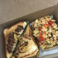 BBQ sandwich and mac at Dharma Southern Kitchen in Tampa