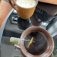 We like those mugs too!  at Cafe Halcyon in Chatan