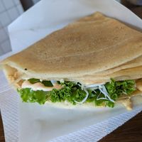 Garden crêpe at Cafe Halcyon in Chatan