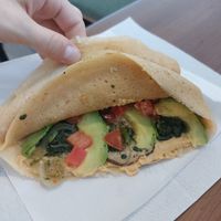 Spinach mushroom at Cafe Halcyon in Chatan