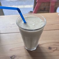 banana and soy milk shake  at Parlor Neppu Asia in Naha