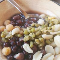 Sweet Beans salad at Parlor Neppu Asia in Naha
