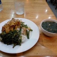 Rice with vegetables at Bo De  in Da Nang