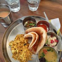 Indian breakfast at Rooted in Bath