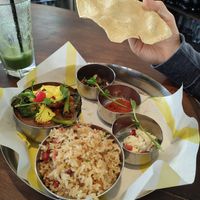 Lamb curry at Rooted in Bath