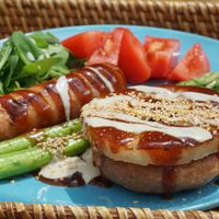 Beyond Meat Steak and Sausage at Palm Tree in Busan