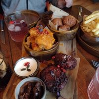 Vegan garden sharing plate at Marley's in Folkestone