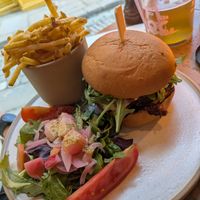 Pakora burger at Marley's in Folkestone