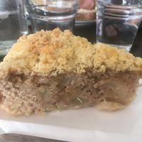 Apple Crumble Cake at Kaffeehaus Amadeus in Lanchester