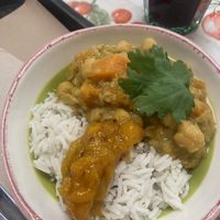 Chickpea curry   at A Praça in Sintra