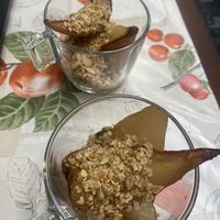 Roasted pear   at A Praça in Sintra