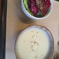Cauliflower soup at A Praça in Sintra