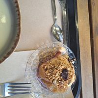 Apple baked pie at A Praça in Sintra