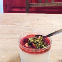 Dessert at A Praça in Sintra