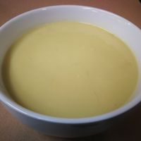 Leek soup of the day, delicious at A Praça in Sintra