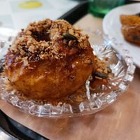 Baked apple.  at A Praça in Sintra