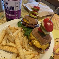 Vegan sliders at The Wolf Cafe in Ballwin