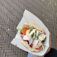 small pita at Maoz in The Hague
