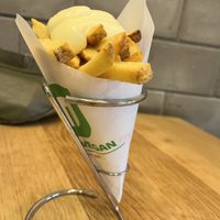 Fries  at Maoz in The Hague