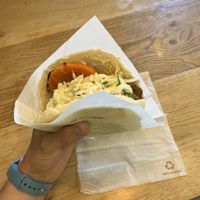 Pita bread  at Maoz in The Hague