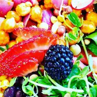 Great salads at Logical Sip Cafe and Coffee in Brewer