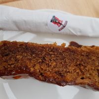 Banana and peanut butter cake at Lappa Valley Steam Railway in Newquay