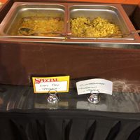 delicious options on buffet  at Flavors of India in Port Charlotte