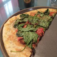 Pizza at Natural Oasis Cafe in Rochester