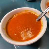 Tomato soup  at Natural Oasis Cafe in Rochester